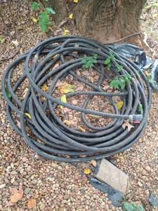 lot 1033 image: Garden Hose - Black Rubber
