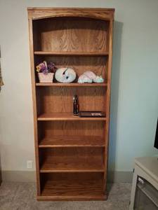 lot 1165 image: Oak Bookcase
