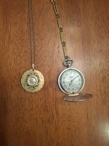 lot 1198 image: Pendant and Pocket Watches on Chains