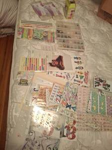 lot 1242 image: Scrapbooking Supplies Lot - Craft Mates Locking Caddy