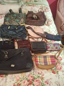 lot 1245 image: Lot of Handbags - Various Styles and Colors