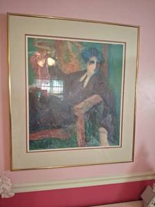 lot 1252 image: Limited Edition Framed Print - Signed Barbara A Wood and Numbered 615750