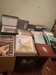 lot 1261 image: Scrapbooking Supplies Lot - Page Protectors, Memory Refill Pages, Albums