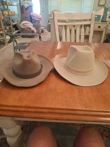 lot 1287 image: (2) Stetson Cowboy Hat