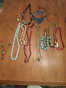 lot 1296 image: Lot of Beaded Necklaces