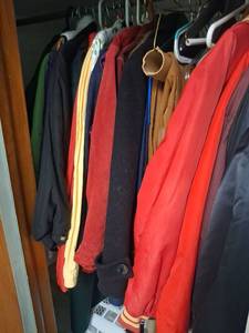lot 1324 image: Jackets and Outerwear in Closet