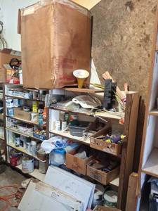lot 1351 image: Shelving Unit with Contents