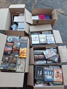 lot 1357 image: Blu-rays, DVDs, VHS and CDs