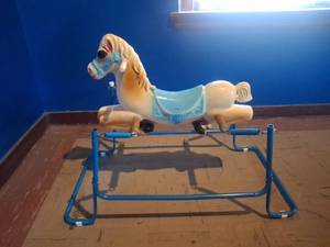lot 1071 image: Wonder Walk-R-Ride Rocking Horse Toy with Stand