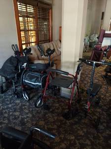 lot 1113 image: Walkers and Wheechair