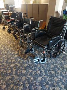 lot 1125 image: Lot of Manual Wheelchairs and Mobility Aids