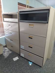 lot 1133 image: (4) Lateral File Cabinets