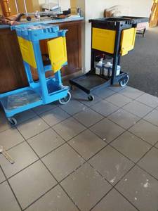 lot 1140 image: 2 Rubbermaid Carts