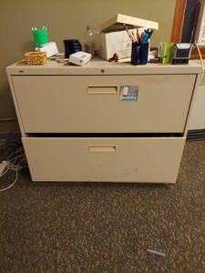 lot 1145 image: (3) File Cabinets