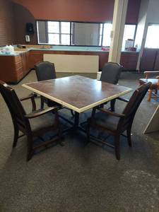 lot 1158 image: Dining Table with 4 Chairs