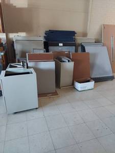 lot 1165 image: Cubicle Panels and Desks