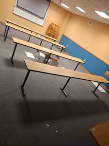 lot 1191 image: (4) Seminar Tables - Upstairs