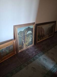 lot 1208 image: Lot of 3 Architectural and Mountain Scenes