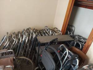 lot 1212 image: All Walkers and Medical Equipment in Room - Upstairs