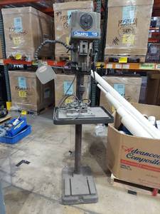 lot 1007 image: Clausing 15 Industrial Drill Press