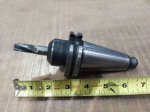 lot 1087 image: CAT40 EM12X1.750 E End Mill Tool Holder with Tap