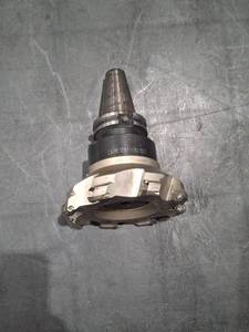 lot 1220 image: CAT40 SEM1-12X2.406E Tool Holder with Iscar F45KT D5.0-1.50-R06 Indexable Face Mill