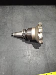 lot 1229 image: Ingersoll DM6G-50R01 Indexable Face Mill with CAT40 SEM 1-12x2.406E Holder