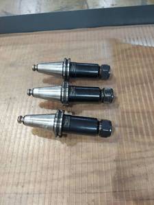 lot 1387 image: (3) Briney V4O-DA-180-500 Collet Chucks - X230392