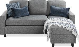 lot 7361 image: Armless Loveseat Comfy Dog BedCat Bed
