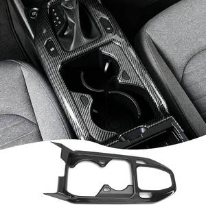 lot 7353 image: Kia K4 Console Frame Cover, Gear Shift Panel & Cup Holder Trim - Carbon
