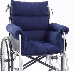 lot 7355 image: Wheelchair Cushions with Armrest Covers, Pressure Relief, Supports Coccyx