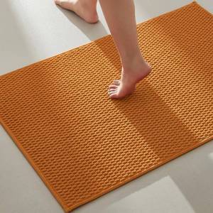 lot 7397 image: TYUU Non-Slip Bath Rug, Washable, Super Absorbent, Quick-Dry Low-Pile 24x48