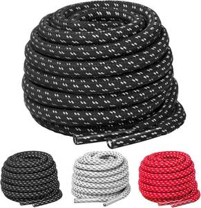 lot 7564 image: UpUGo 3 Pairs Boot Laces, Round Shoelaces  Athletic Running Hiking Shoes