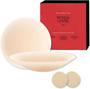 lot 7566 image: Wonda Silicone Nipple Adhesive Covers, Medical-Grade BacklessStrapless