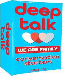 lot 7612 image: Deep Talk Family Conversation Cards 100 Questions for Large Gatherings