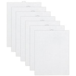 lot 7923 image: 7 Pieces Clear Plastic Canvas Sheets (13.2 x 10.2 in) for Crafting
