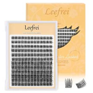 lot 7977 image: Eyelash Clusters 10-18mm Wispy D Curl DIY Lash Extension Lashes (LF05)
