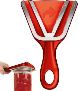 lot 8028 image: Jar Opener for Weak Hands & Seniors with Arthritis, Ergonomic Red