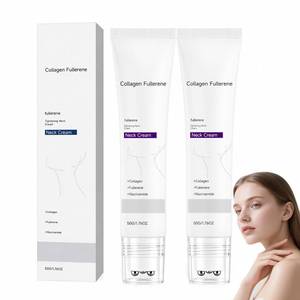 lot 7718 image: Magic Collagen Fullerene Neck Cream with Five Rollers   Tightens & Firms