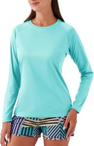 lot 7720 image: NAVISKIN Womens UPF 50 Long Sleeve Rash Guard Shirt  Quick Dry 2XL