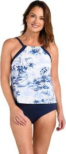 lot 7742 image: Maxine of Hollywood Womens High Neck Tankini Swimsuit Top 18
