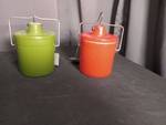 R.K.G. Old Fashion Plastic Food Crock containers