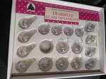 Holiday Classics 17 Dimpled Glass Ornaments