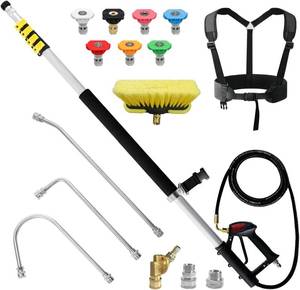 lot 9405 image: $100 JANZ 24 ft Pressure Washer Telescoping Wand (no tips)