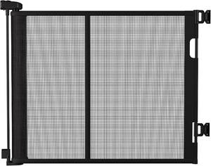 lot 9414 image: $100 200-Inch Extra-Wide Retractable Baby Gate, 41.5 Tall, Mesh Safety