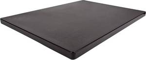 lot 9415 image: $48 Thick Black Cutting Board 24x18, 1 HDPP Plastic, NSF, 13 lb