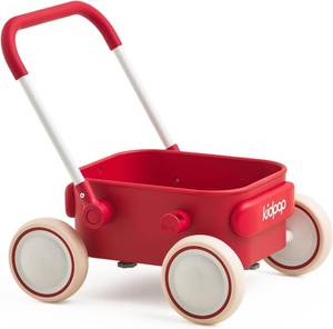lot 9423 image: $72 PULA Baby Push Walker with Wheels - Toddler Wagon (Red) 6-12m
