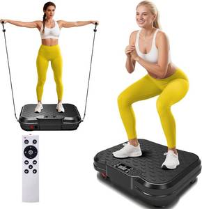 lot 9432 image: $84 Vibration Plate Exercise Machine  250 Speed Levels, 400 Lbs