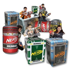 lot 9439 image: $119 NERF BUNKR Stadium Pack - 9-Pc Barricade Set