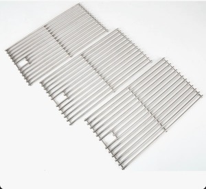 lot 9455 image: $55 3-Pack Stainless Steel Grill Grates, 19.25 x 31